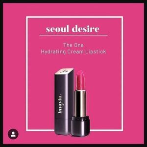 Imayla Seoul Desire The One Hydrating Cream Lipstick Medium Pink Full Size NIB